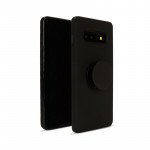 Wholesale Galaxy S10+ (Plus) Pop Up Grip Stand Hybrid Case (Black)